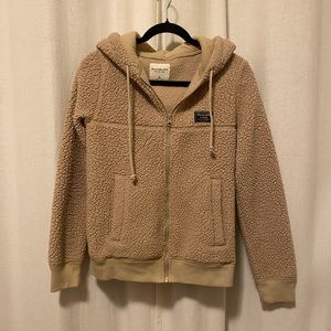 Fleece Fuzzy Abercrombie & Fitch Sherpa Jacket *